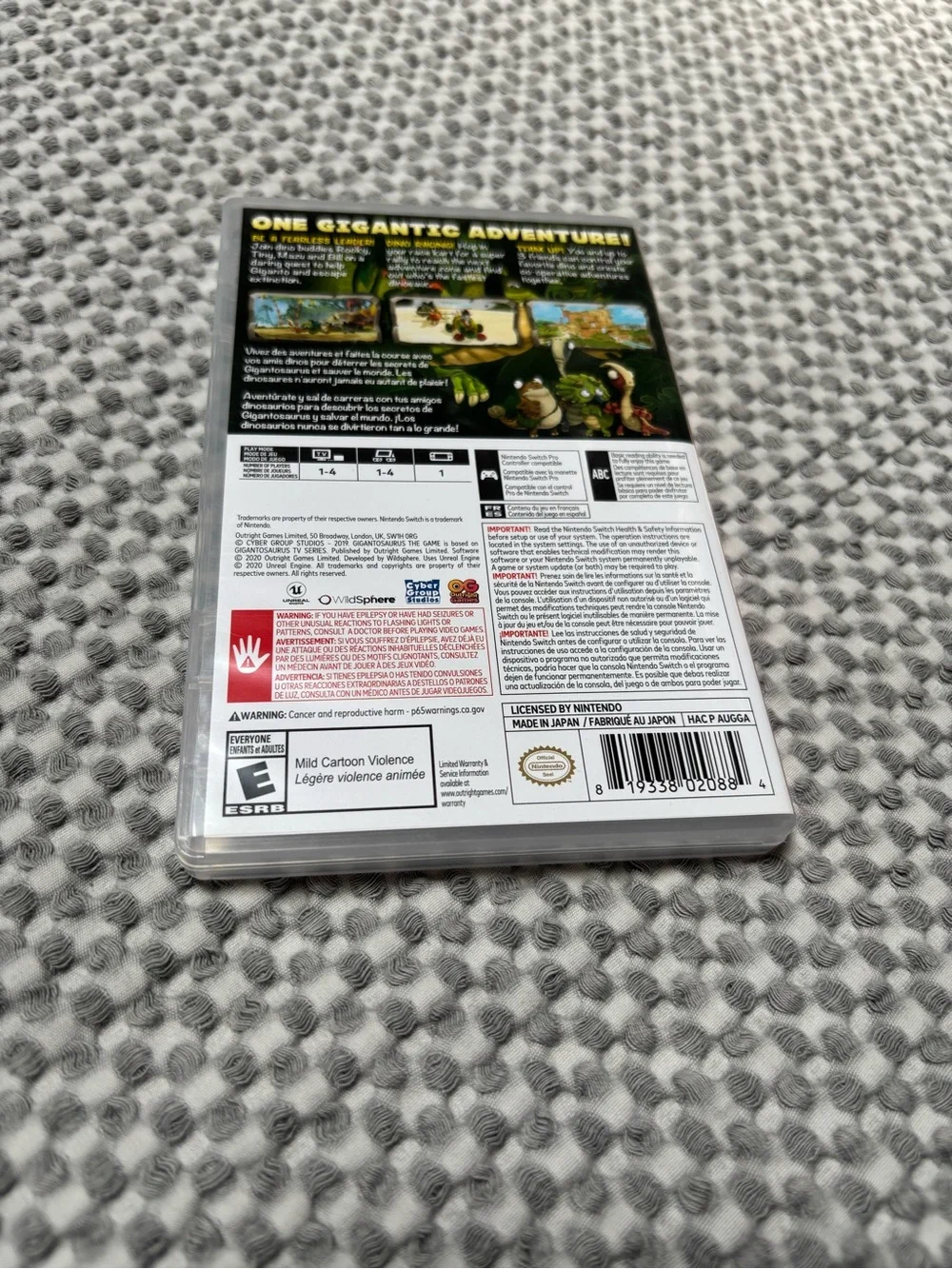 Gigantosaurus: The Game - Nintendo Switch 2020